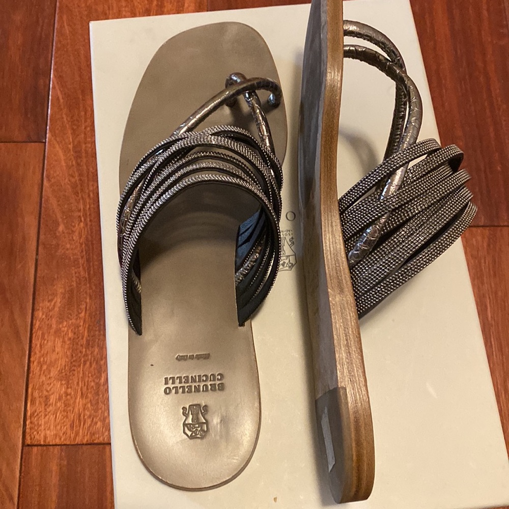 Brunello Cucinelli sandals size 39 - Picture 3 of 6